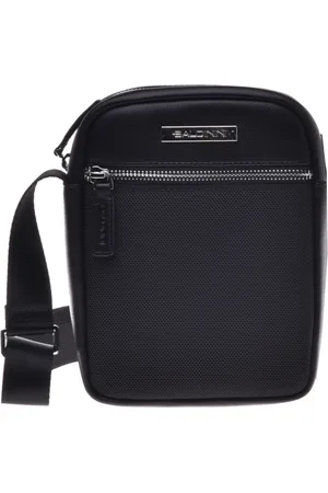 BALDININI Taske, Herre, Sort, ONE SIZE, Nylon, Crossbody bag in calfskin and nylon