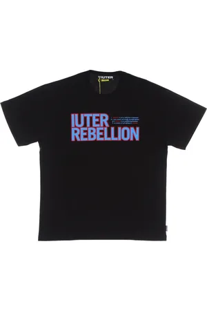 IUTER Top, Herre, Sort, XS, Bomuld, Sort Herre Tee Kortærmet T-Shirt