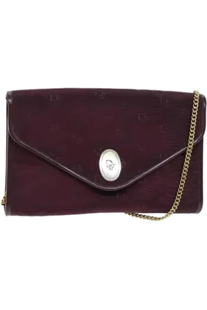 Dior Pre-owned, Dame, Rød, ONE SIZE, Nylon, Pre-owned nylon dior-tasker