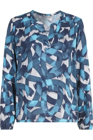 Betty & Co Bluser & Skjorter, Dame, Blå, S, Bluse med print