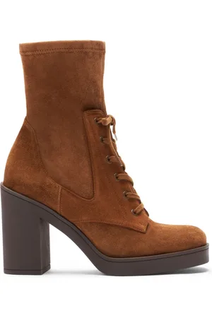 Stuart Weitzman Sko, Dame, Brun, 41 EU, Everitt 80 Bootie