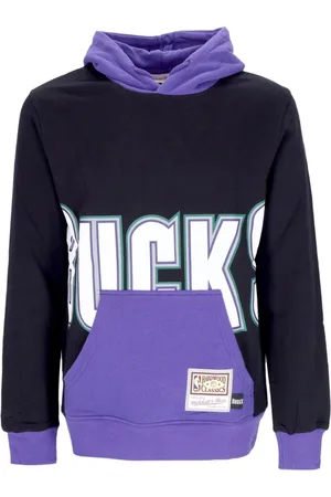 Mitchell & Ness Sweathshirts & Hoodies, Herre, Flerfarvet, L, Bomuld, NBA Big Face Hoodie 5.0
