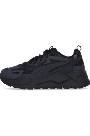 PUMA Sko, Herre, Sort, 42 1/2 EU, Sort lav sko med snørelukning