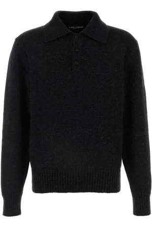 Dolce & Gabbana Top, Herre, Grå, M, Nylon, Grafit Nylonblandingsbluse
