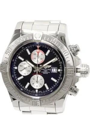 Breitling Pre-owned Pre-owned, Herre, Sort, ONE SIZE, Tyl, Pre-owned Metal watches