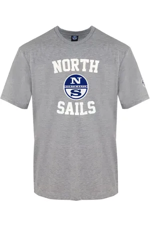 North Sails Top, Herre, Grå, 2XL, Bomuld, Maritimt Gr Crewneck Herre T-Shirt