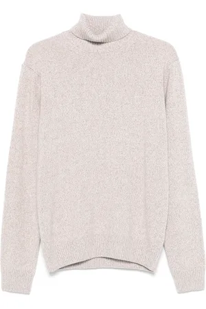 BARBA Strik, Herre, , 2XL, Uld, Kashmiruld Rullekrave Sweater