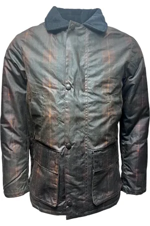 Brixtol Jakke, Herre, Brun, L, Bomuld, Brun Tartan Vokset Jakke Curtis