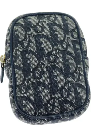 Dior Pre-owned, Dame, Blå, ONE SIZE, Tyl, Pre-owned Canvas dior-tasker