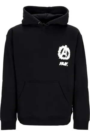 Huf Sweathshirts & Hoodies, Herre, Sort, L, Bomuld, Cosmic Assemblage Avengers Sort Hoodie