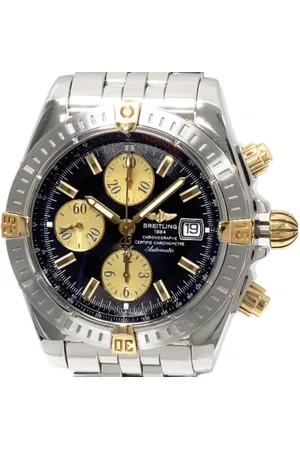 Breitling Pre-owned Pre-owned, Herre, Sort, ONE SIZE, Tyl, Pre-owned Metal watches