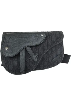 Dior Pre-owned, Herre, Sort, ONE SIZE, Pre-owned Canvas dior-tasker