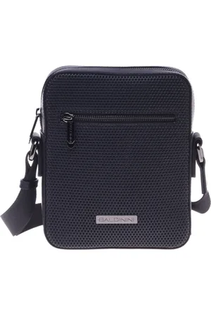 BALDININI Taske, Herre, Sort, ONE SIZE, Uld, Crossbody bag in speckled leather