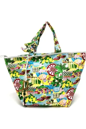 Dolce & Gabbana Pre-owned, Herre, Flerfarvet, ONE SIZE, Tyl, Pre-owned Stof totes