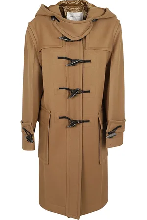 Victoria Beckham Frakke, Dame, Brun, XS, Uld, Brun Frakker til Kvinder Aw24