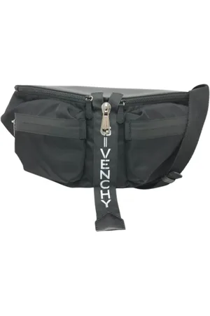 Givenchy Pre-owned, Herre, Sort, ONE SIZE, Uld, Pre-owned Stof crossbody-tasker