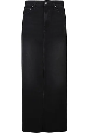 Mother Nederdel, Dame, Sort, W24, Bomuld, Sjov Dip Maxi Nederdel
