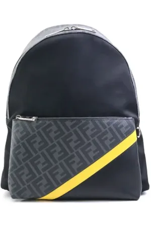 Fendi Pre-owned, Dame, Sort, ONE SIZE, Pre-owned Stof fendi-tasker