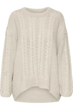 VERO MODA Strik, Dame, , XS, Bomuld, Strik Rund Hals Sweater