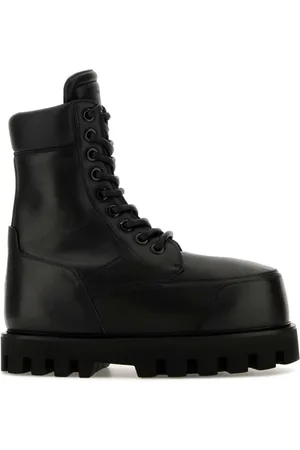 Alexander McQueen Sko, Herre, Sort, 43 EU, Uld, Stilfulde sorte læder ankelstøvler