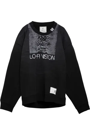 MIHARA YASUHIRO Sweathshirts & Hoodies, Herre, Sort, S, Rundhals T-shirt