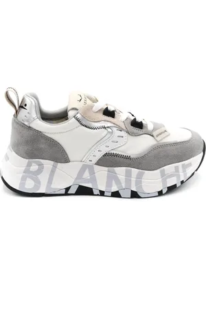 Voile blanche Sko, Dame, Grå, 35 EU, Læder, Grå Sneakers med Læder og Stof Foring