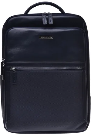 BALDININI Taske, Herre, Blå, ONE SIZE, Nylon, Backpack in leather and nylon