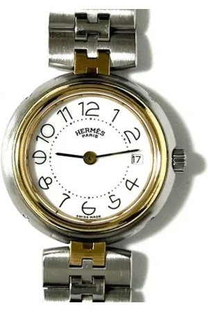 Hermès Pre-owned, Dame, Hvid, ONE SIZE, Pre-owned Rustfrit stal watches