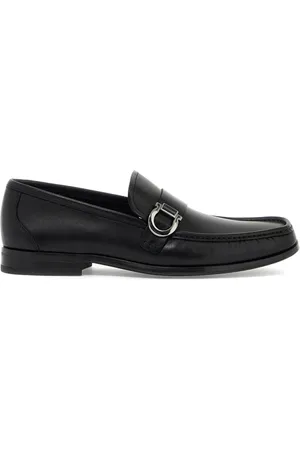 Salvatore Ferragamo Sko, Herre, Sort, 38 EU, Læder, Klassiske læderloafers