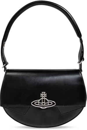 Vivienne Westwood Taske, Dame, Sort, ONE SIZE, Uld, Læder skuldertaske
