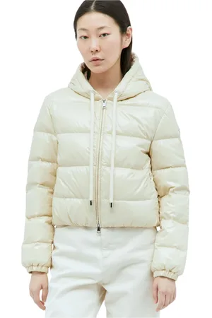 Moncler Jakke, Dame, , XL, Nylon, Quiltet Nylon Dunjakke med Hætte