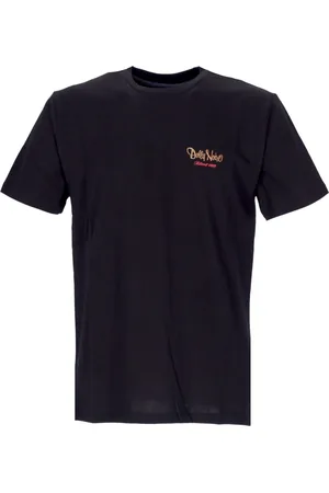 DOLLY NOIRE Top, Herre, Sort, XL, Bomuld, Vintage stil Herre Grafisk T-shirt