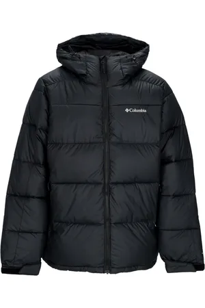 Columbia Jakke, Herre, Sort, XL, Uld, Sort hættetrøje med Omni-heat foring