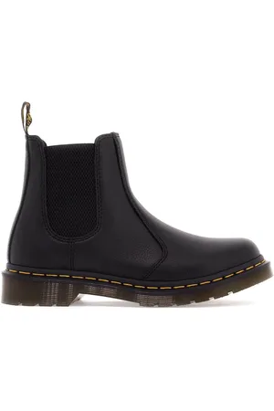 Dr. Martens Sko, Dame, Sort, 37 EU, Læder, Hamret Virginia Læder Chelsea Ankelstøvler