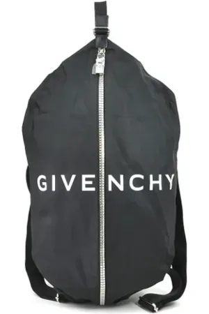 Givenchy Pre-owned, Dame, Sort, ONE SIZE, Nylon, Pre-owned nylon rygsaekke