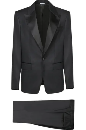 Dolce & Gabbana Jakkesæt, Herre, Sort, L, Sort To-Delt Jakkesæt Elegant Stil