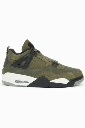 Jordan Sko, Herre, Grøn, 44 1/2 EU, Læder, Retro SE Craft Sneakers