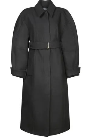 Jacquemus Frakke, Dame, Sort, M, Uld, Sort Uldfrakke Aw24 Stilfuld