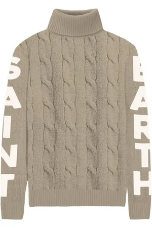 MC2 SAINT BARTH Strik, Herre, Brun, L, Uld, Brun Sweaters til Mænd