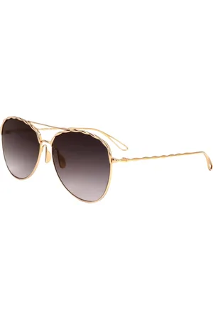 Elie saab Tilbehør, Dame, Gul, 59 MM, Elegant Solbriller Es008/S Rhl5B