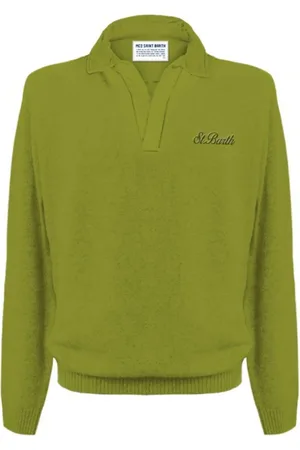 MC2 SAINT BARTH Top, Herre, Grøn, L, Uld, Grønne T-shirts og Polos