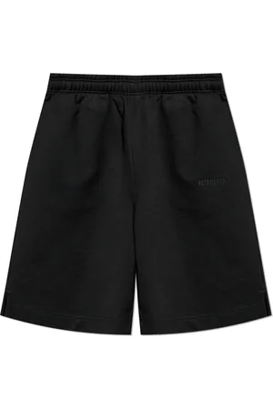 Vetements Shorts, Herre, Sort, M, Bomuld, Shorts med broderet logo