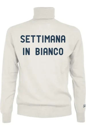 MC2 SAINT BARTH Strik, Herre, Hvid, S, Hvid Sweater til Mænd