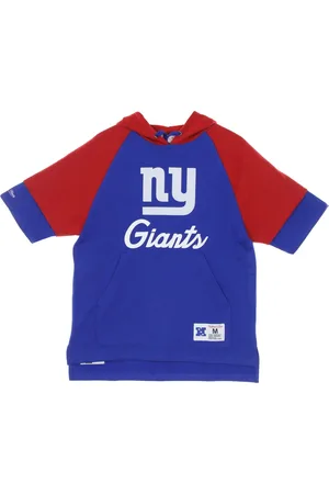 Mitchell & Ness Sweathshirts & Hoodies, Herre, Blå, XL, Bomuld, NFL Fleece Hoodie Kortærmet Blå
