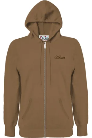 MC2 SAINT BARTH Sweathshirts & Hoodies, Herre, Brun, L, Uld, Brun Sweaters til Mænd