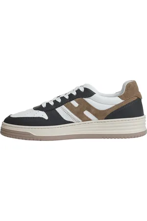Hogan Sko, Herre, Flerfarvet, 39 EU, Læder, Blå Sneakers Lavet i Italien