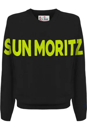 MC2 SAINT BARTH Strik, Herre, Sort, S, Uld, Sorte Sweaters til Mænd