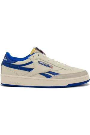 Reebok Sko, Herre, Blå, 42 1/2 EU, Læder, Club C Revenge Suede Læder Sneakers