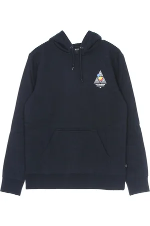Huf Sweathshirts & Hoodies, Herre, Blå, XL, Bomuld, Navy Blazer hættetrøje med kængurulomme