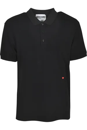 Moschino Top, Herre, Sort, 2XL, Uld, Stilfulde T-shirts og Polos